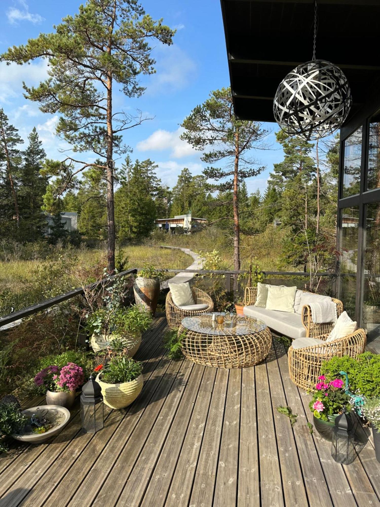 Maven Kustnaera Stugor Kappelshamn Buitenkant foto