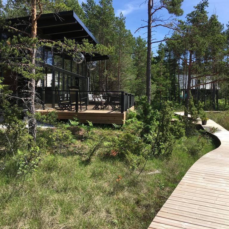 Maven Kustnaera Stugor Kappelshamn Buitenkant foto