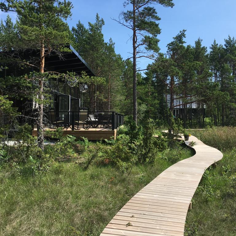 Maven Kustnaera Stugor Kappelshamn Buitenkant foto